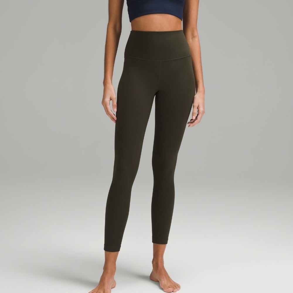 Olive Lululemon 7/8 Align Leggings